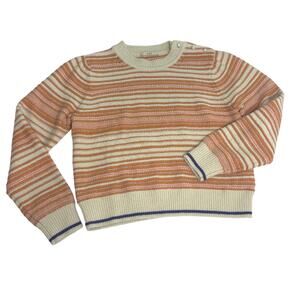 Sessun Nagaina Wool Stripe Crewneck Sweater M